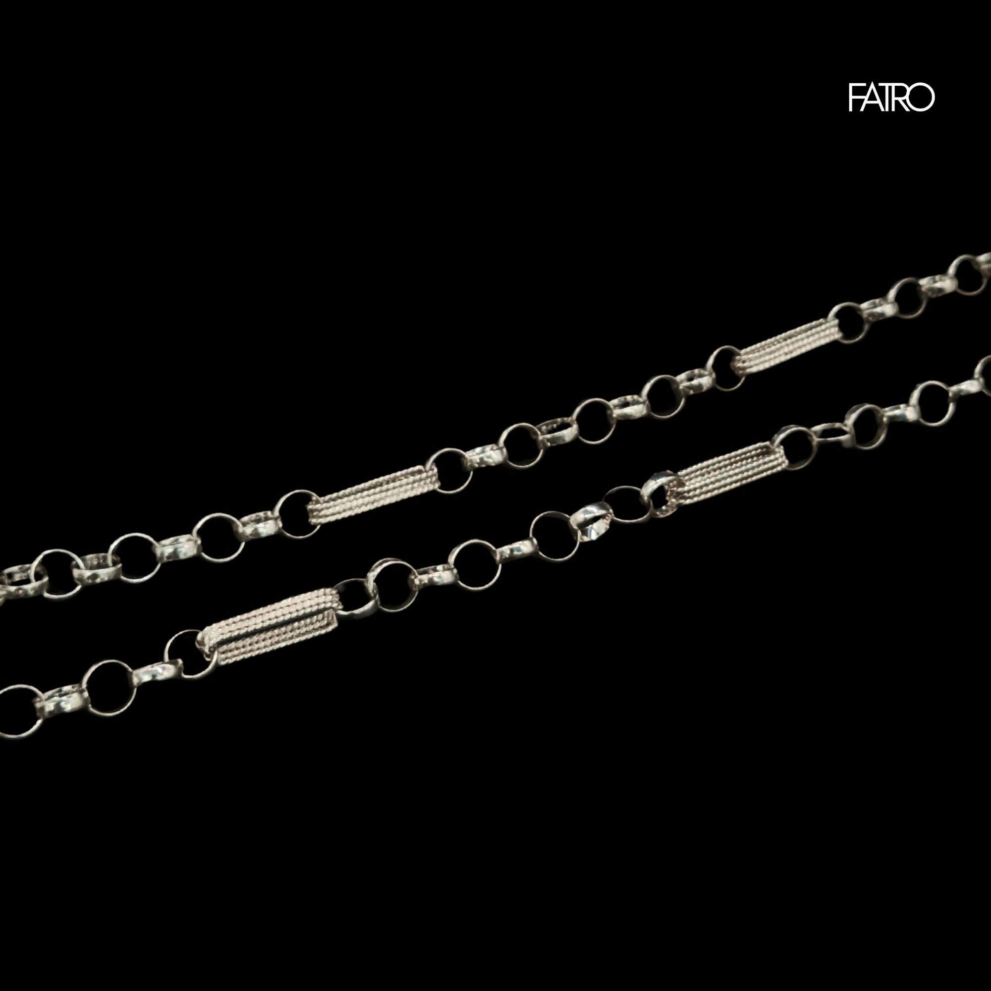 Cadena - Rolo Facetado 7x1 Plata 950