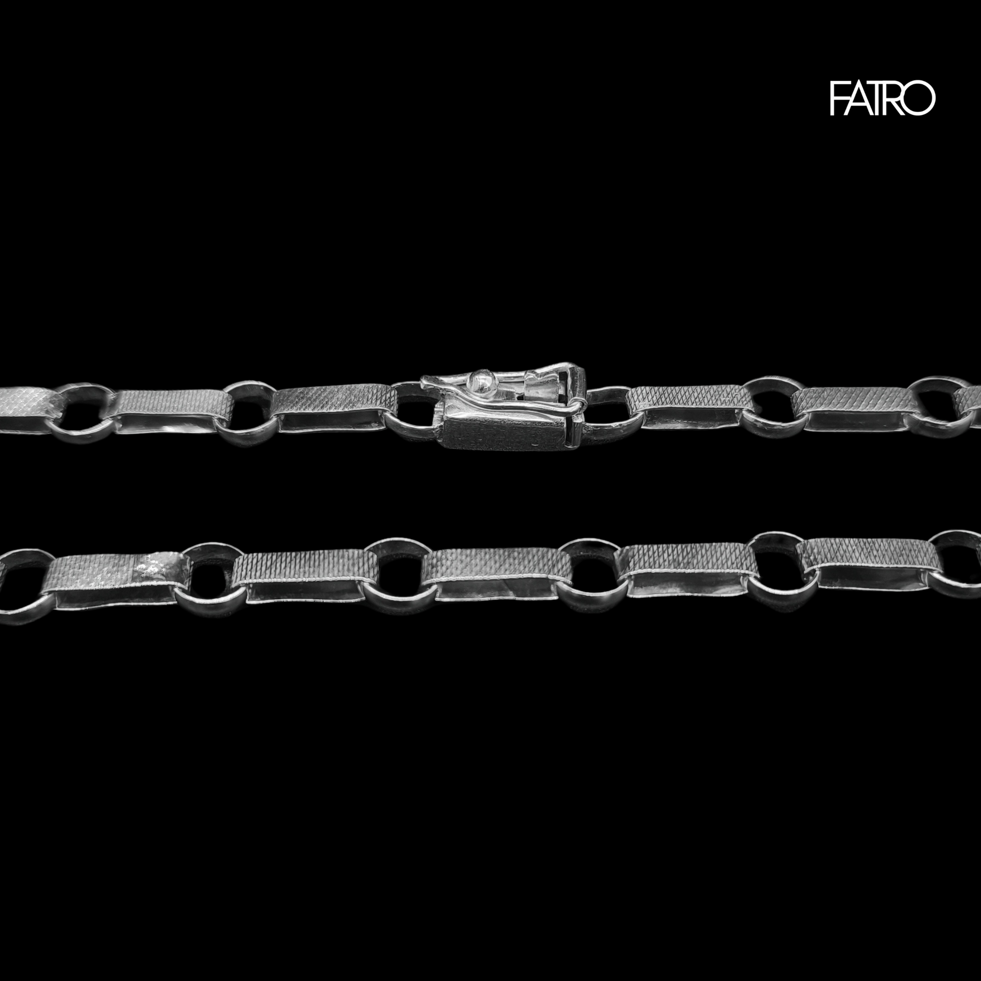 Cadena - Rolo Facetada 1x1 Plata 950