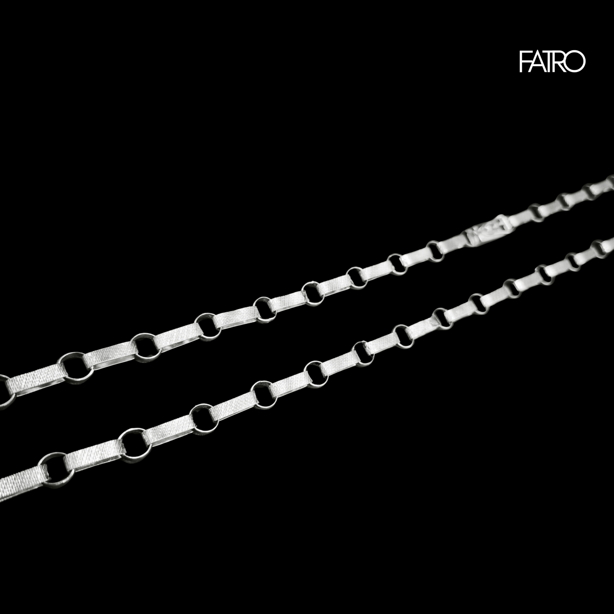 Cadena - Rolo Facetada 1x1 Plata 950