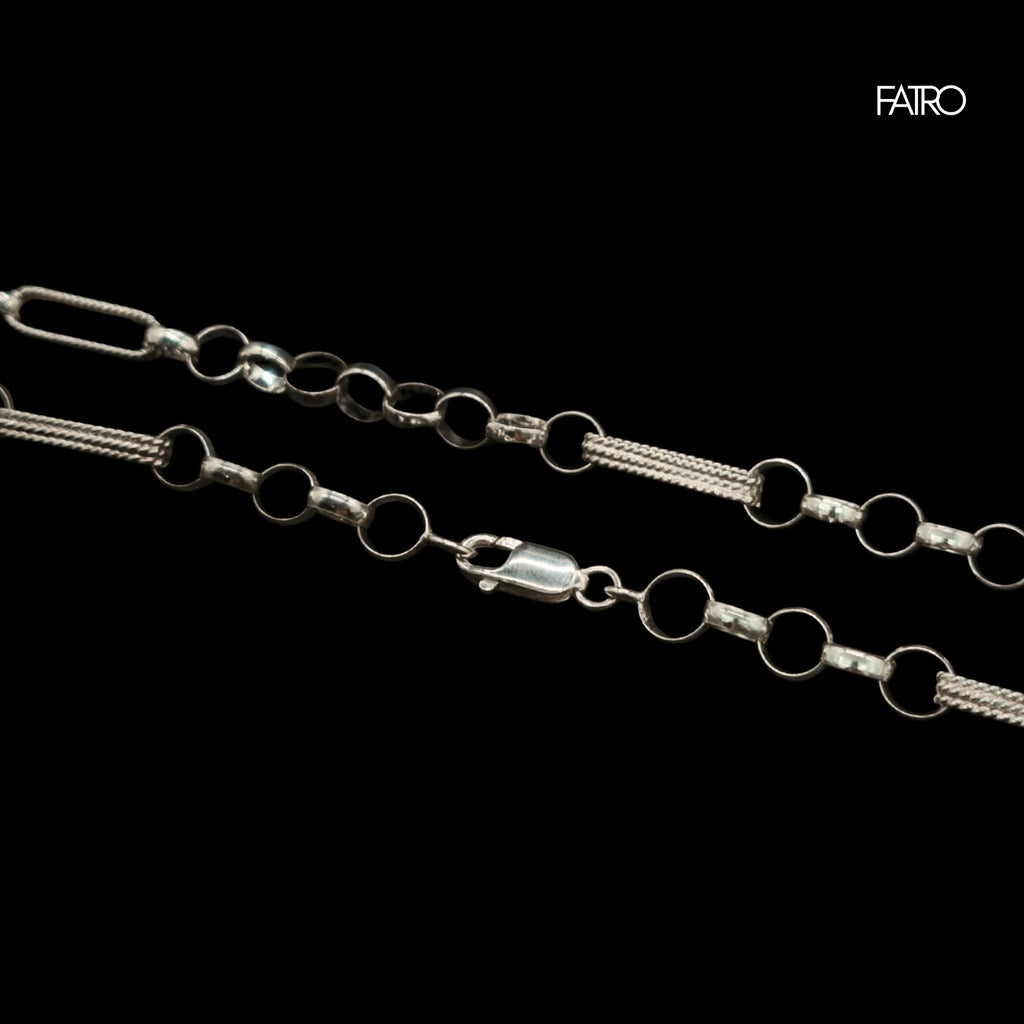Cadena - Rolo Facetado 7x1 Plata 950