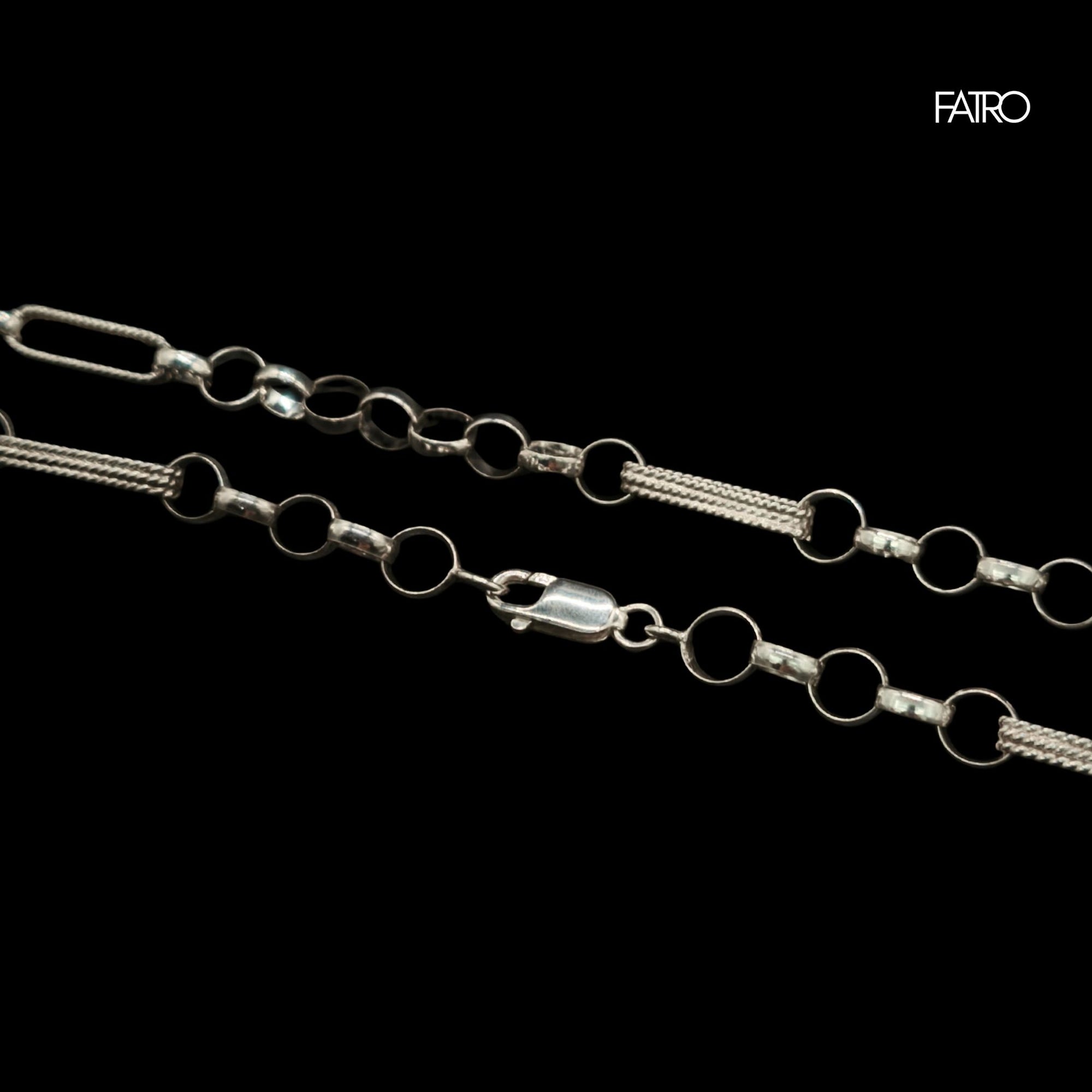 Cadena - Rolo Facetado 7x1 Plata 950