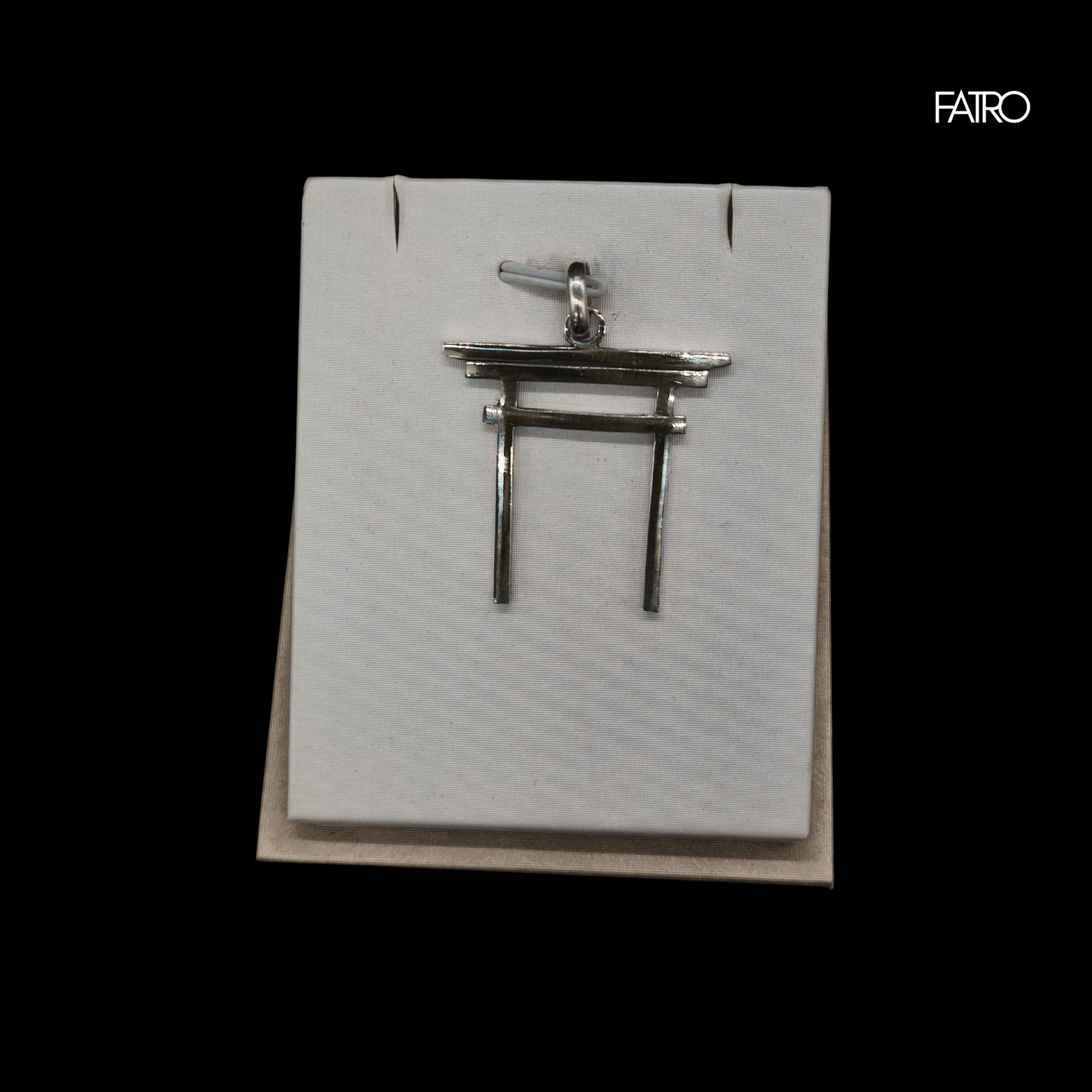 Colgante - Tori Plata 950  Tamaño Mediano