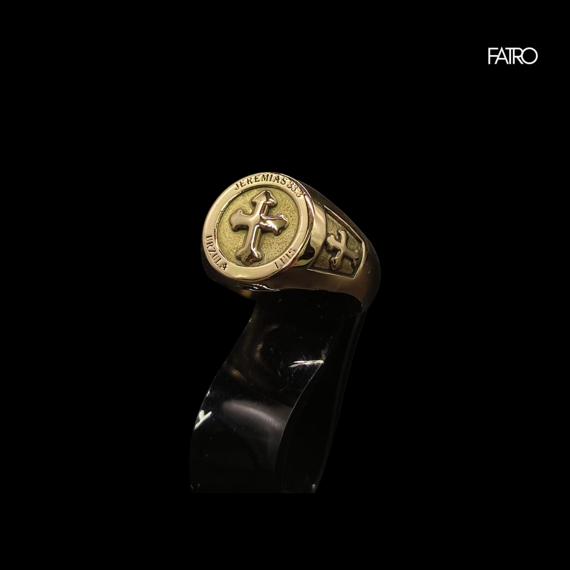 Anillo sello personalizado oro 18kt