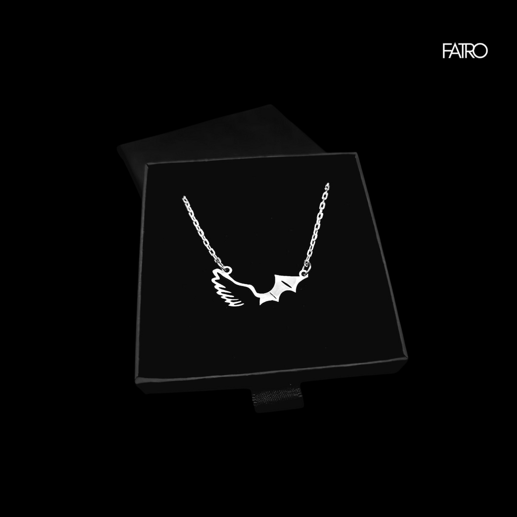 Collar alas unidas Angel - Demonio