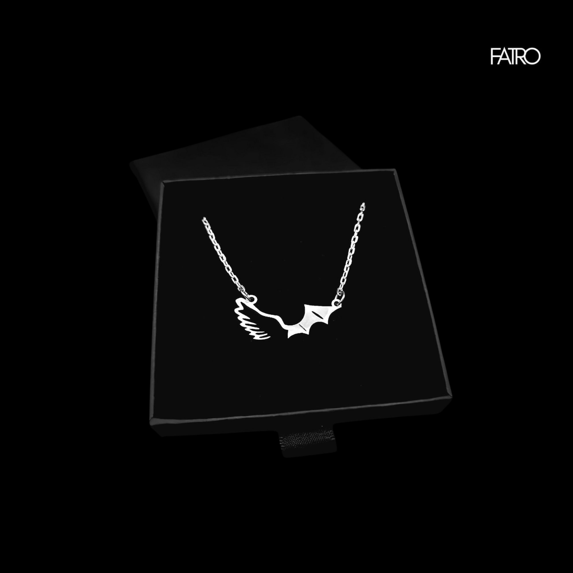 Collar alas unidas Angel - Demonio