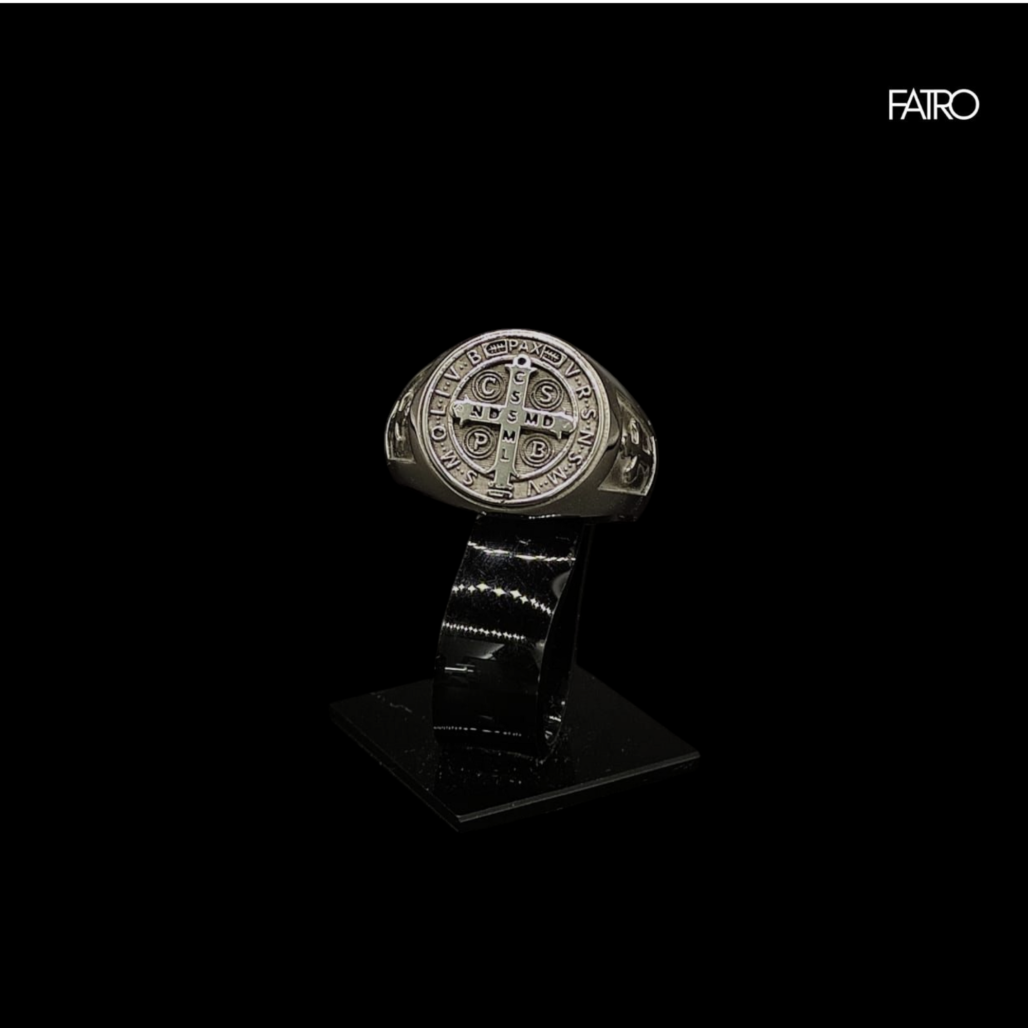 Anillo San Benito Plata 950